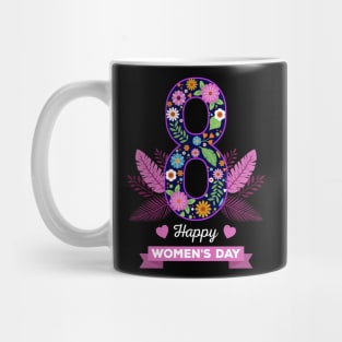 Women's Day Floral 8TH March Mug